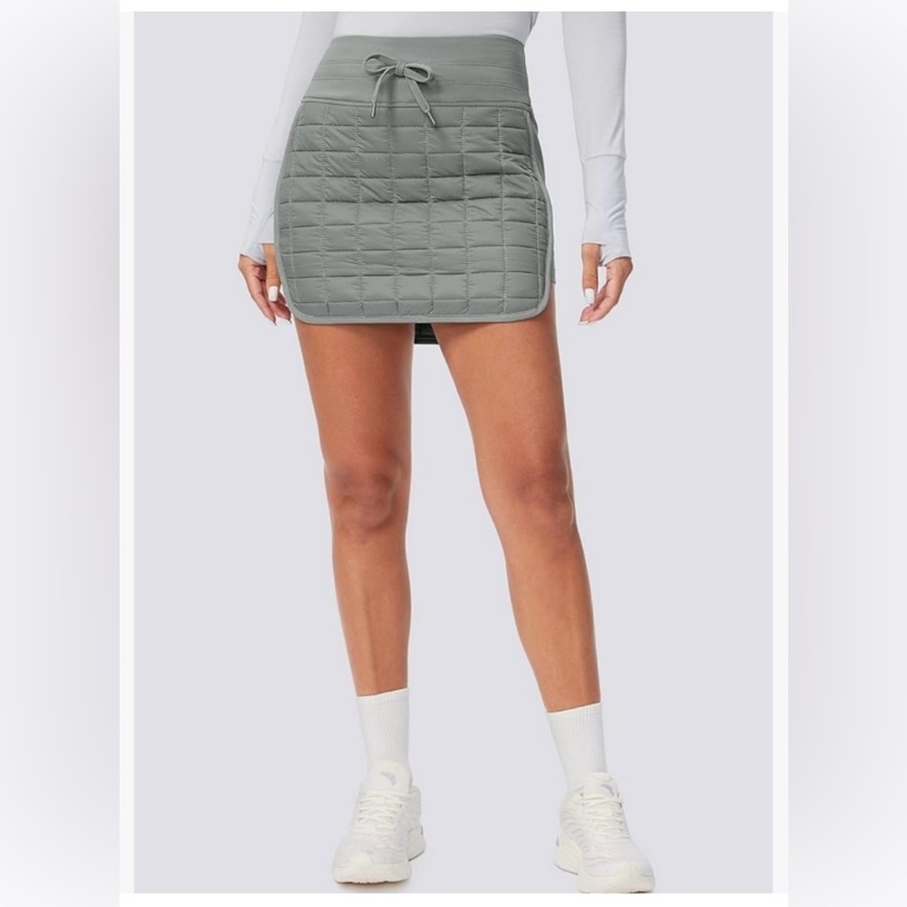 SANTINY Women's 18" Puffer Insulated
Skirt Zipper Pockets High Waisted
Quilt - Picture 5 of 10